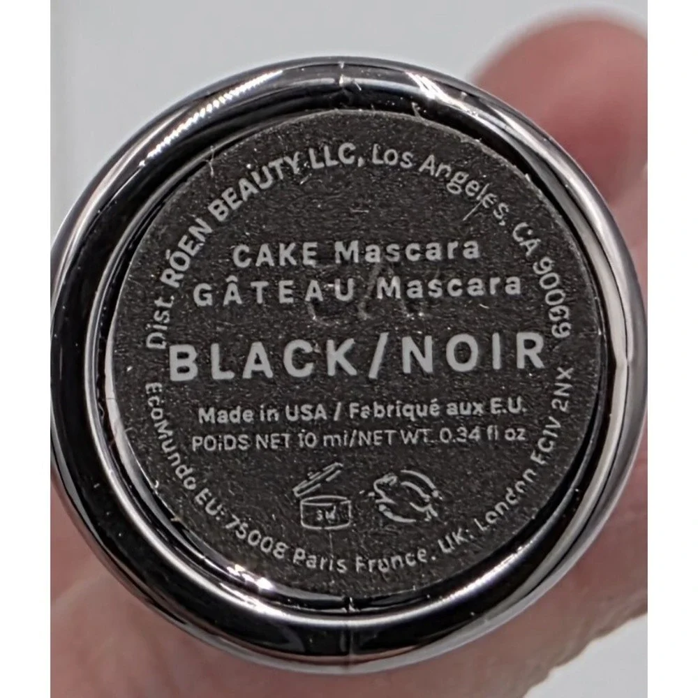 NIB Roen Beauty Cake Lash Volumizing Mascara in‎ Black Noir 10 mL Full Size